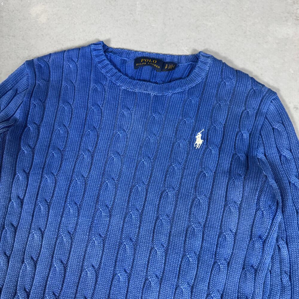 Polo Ralph Lauren Women’s Cable Knit Sweater Blue - Size: S P - Picture 2 of 8